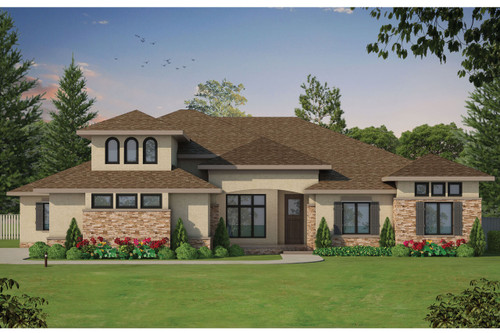European House Plan - McAllister Knoll 48788 - Front Exterior