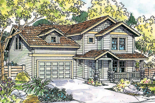 Craftsman House Plan - Calhoun 48961 - Front Exterior