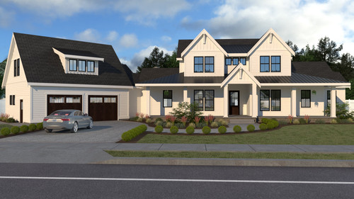 Farmhouse House Plan - 48973 - Front Exterior