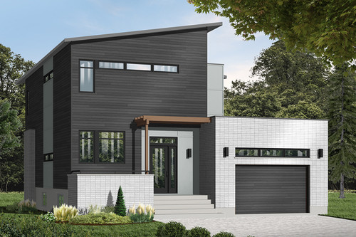 Modern House Plan - Sallinger 2 50639 - Front Exterior