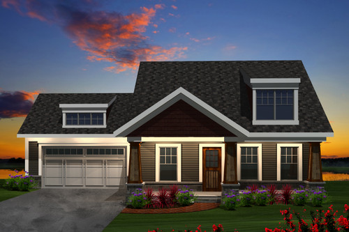 Craftsman House Plan - 51364 - Front Exterior