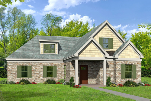 Traditional House Plan - 51901 - Front Exterior