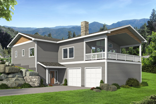 Traditional House Plan - 51977 - Front Exterior