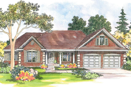 Country House Plan - Elmore 53638 - Front Exterior
