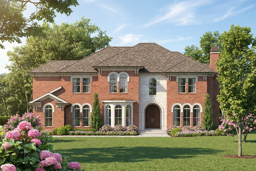 European House Plan - 53874 - Front Exterior
