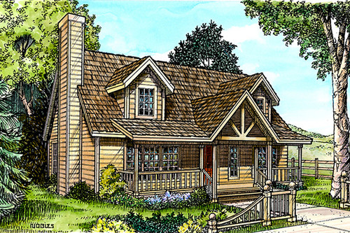 Bungalow House Plan - Cadiz 54657 - Front Exterior
