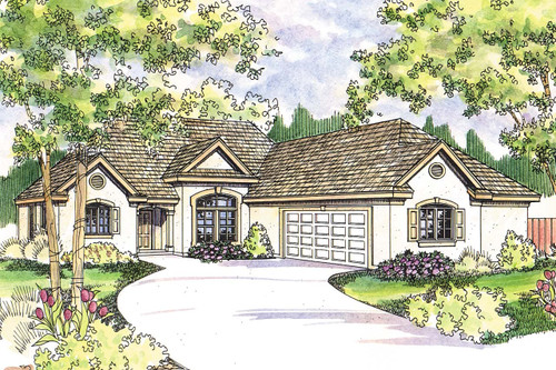 European House Plan - Whitmore 54756 - Front Exterior