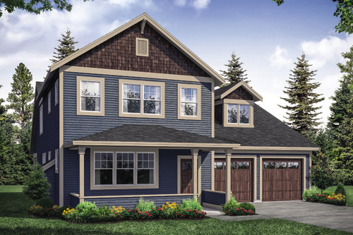 Traditional House Plan - Silverside 55535 - Front Exterior