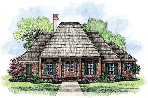 Classic House Plan - Beechwood 56017 - Front Exterior