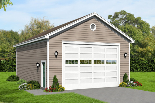 Traditional House Plan - 57097 - Front Exterior