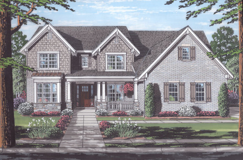 Traditional House Plan - The Westgate 57262 - Front Exterior