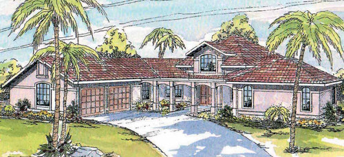 Southwest House Plan - Solano 57342 - Front Exterior