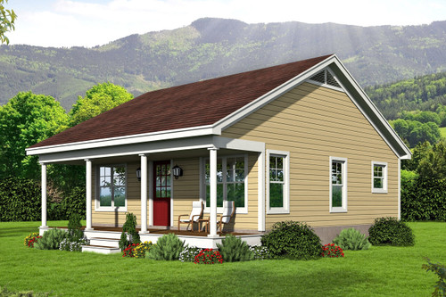Cottage House Plan - Chappelow Hill 57575 - Front Exterior