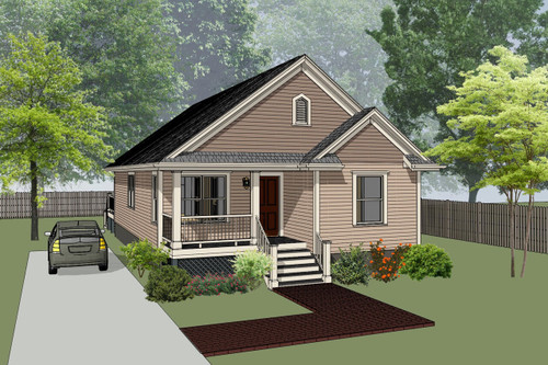 Cottage House Plan - 58237 - Front Exterior