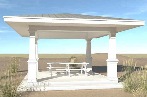 Cape Cod House Plan - Landlubber Pavilion 58267 - Front Exterior