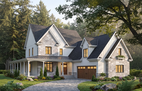 Country House Plan - Turningdale 58508 - 