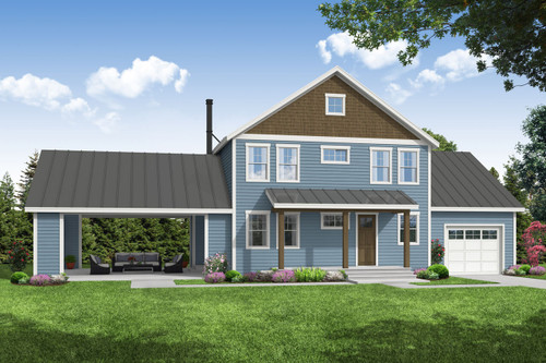 Country House Plan - Huckleberry 59022 - Front Exterior