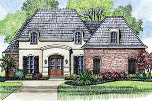 European House Plan - Decatur 59447 - Front Exterior