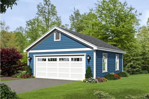 Traditional House Plan - 59913 - Front Exterior