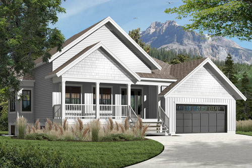 Farmhouse House Plan - Jackson 2 60079 - Front Exterior