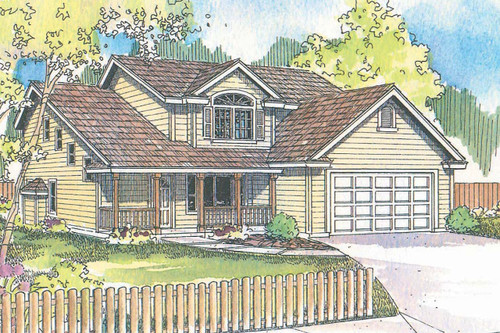 Traditional House Plan - Brighton 60410 - Front Exterior