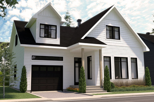Farmhouse House Plan - Augusta 2 60545 - Front Exterior