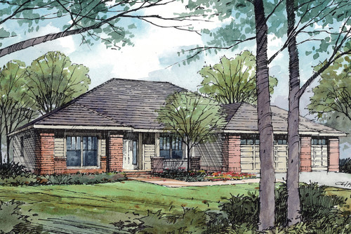 Traditional House Plan - Ambrose 60949 - Front Exterior