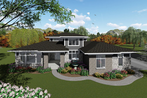 Modern House Plan - 61149 - Front Exterior