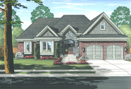 Ranch House Plan - Antioch 59226 - Front Exterior