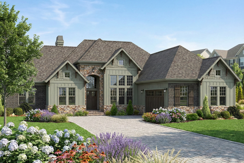 Craftsman House Plan - 62305 - Front Exterior