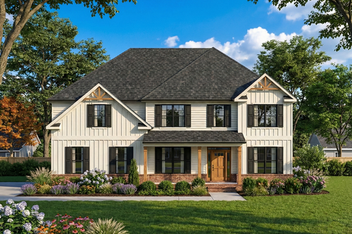 Farmhouse House Plan - 62379 - Front Exterior