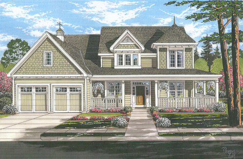 Country House Plan - Clarise 62916 - Front Exterior