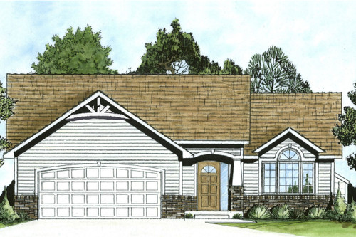 Traditional House Plan - 63933 - Front Exterior