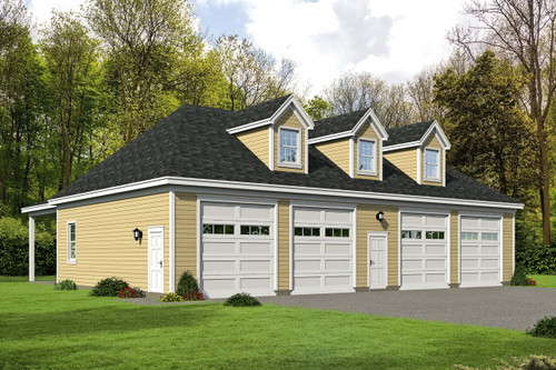 Traditional House Plan - 64172 - Front Exterior