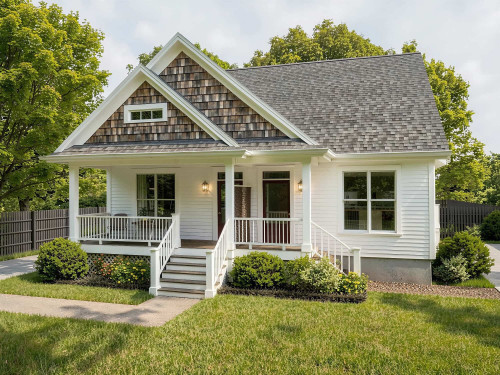 Craftsman House Plan - 65334 - Front Exterior