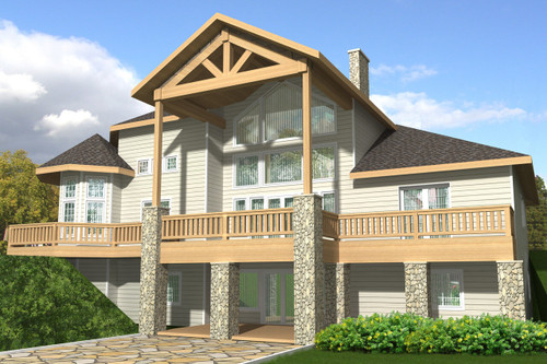 Modern House Plan - 65463 - Front Exterior