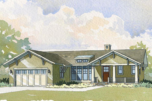 Craftsman House Plan - Manteo 65778 - Front Exterior