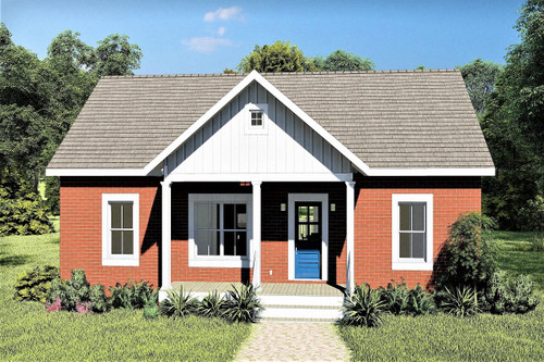 Cottage House Plan - 65800 - Front Exterior