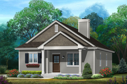 Cottage House Plan - 66255 - Front Exterior