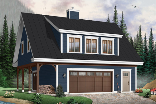Country House Plan - The Saddlery 66894 - Front Exterior