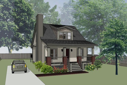 Cottage House Plan - 69008 - Front Exterior