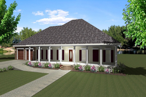 Country House Plan - 69925 - Front Exterior