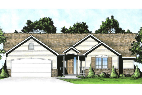 Traditional House Plan - 70094 - Front Exterior