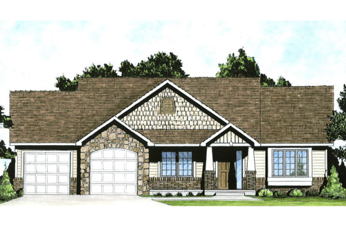 Traditional House Plan - 70126 - Front Exterior