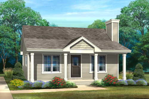 Cottage House Plan - 71212 - Front Exterior