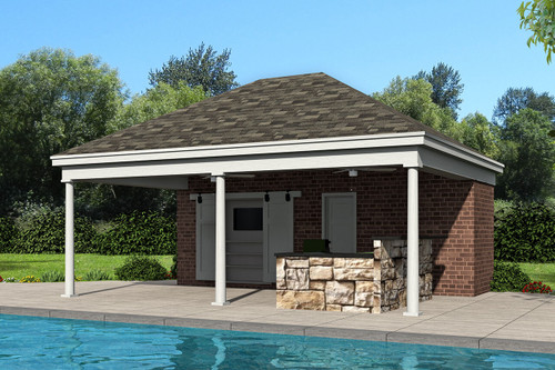 Traditional House Plan - 71498 - Front Exterior