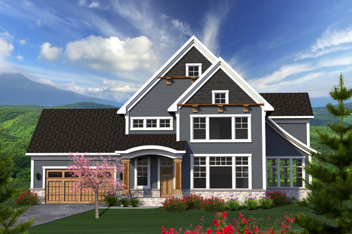 Traditional House Plan - 71932 - Front Exterior