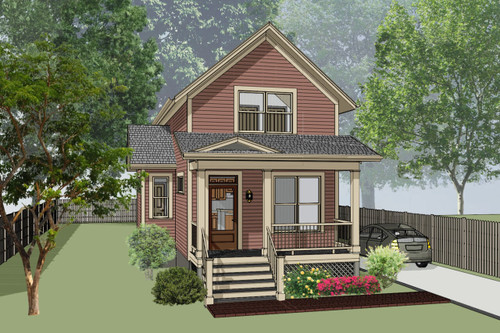 Country House Plan - 71944 - Front Exterior