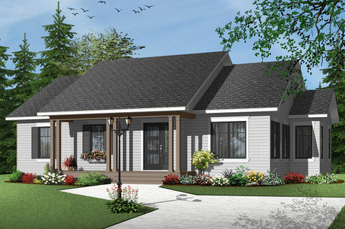 Country House Plan - Corbett 2 72059 - Front Exterior