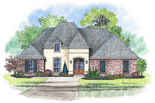 European House Plan - Cumberland 72154 - Front Exterior